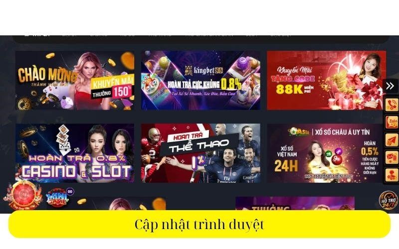 Cập nhật trình duyệt