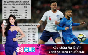 Kèo châu Âu là gì Cách soi kèo chuẩn xác