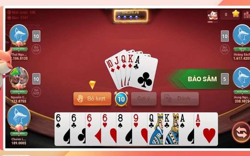 chặn và chặt bài
